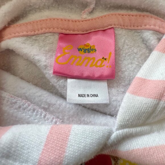 EMMA WIGGLE The Wiggles Girls Hoodie Sweatshirt  5 5T Ballet Graphic Pink Sweate - Picture 6 of 8